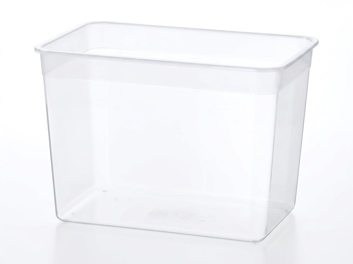 11 Qt Large Rectangular Clear Plastic Food Storage Container