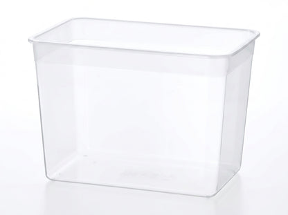 11 Qt Large Rectangular Clear Plastic Food Storage Container
