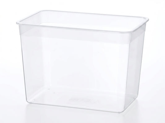 11 Qt Large Rectangular Clear Plastic Food Storage Container