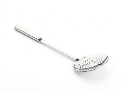 14.5-Inch Stainless Steel Perforated Skimmer with Hollow Handle