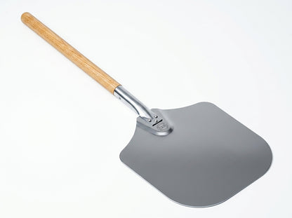 14 x 16-Inch Aluminum Pizza Peel with Wooden Handle – 54-Inch