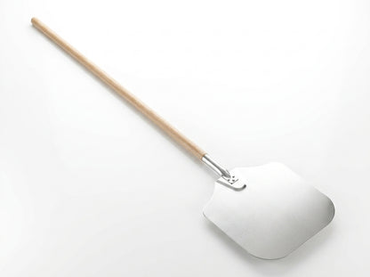 14 x 16-Inch Aluminum Pizza Peel with Wooden Handle – 54-Inch