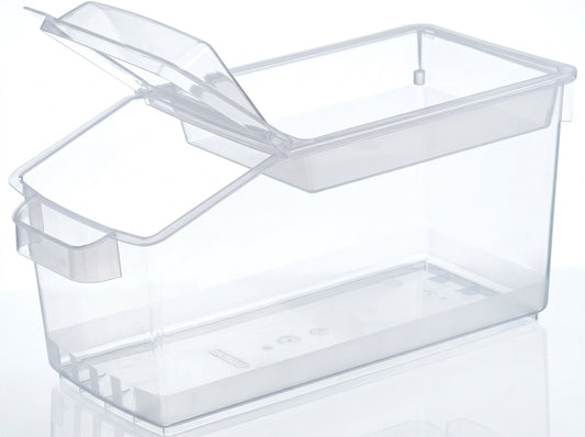 3.6-Gallon Translucent Food Storage Container with Lid – 18.875-Inch