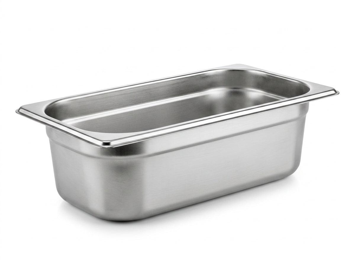 GN 13 Stainless Steel Food Pan – AISI 304, 10 cm & 15 cm