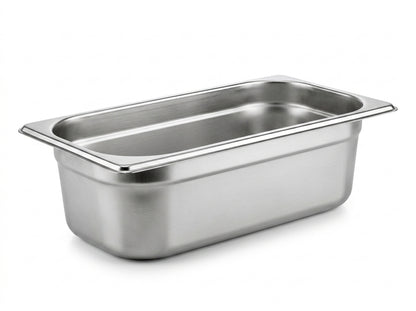 GN 13 Stainless Steel Food Pan – AISI 304, 10 cm & 15 cm