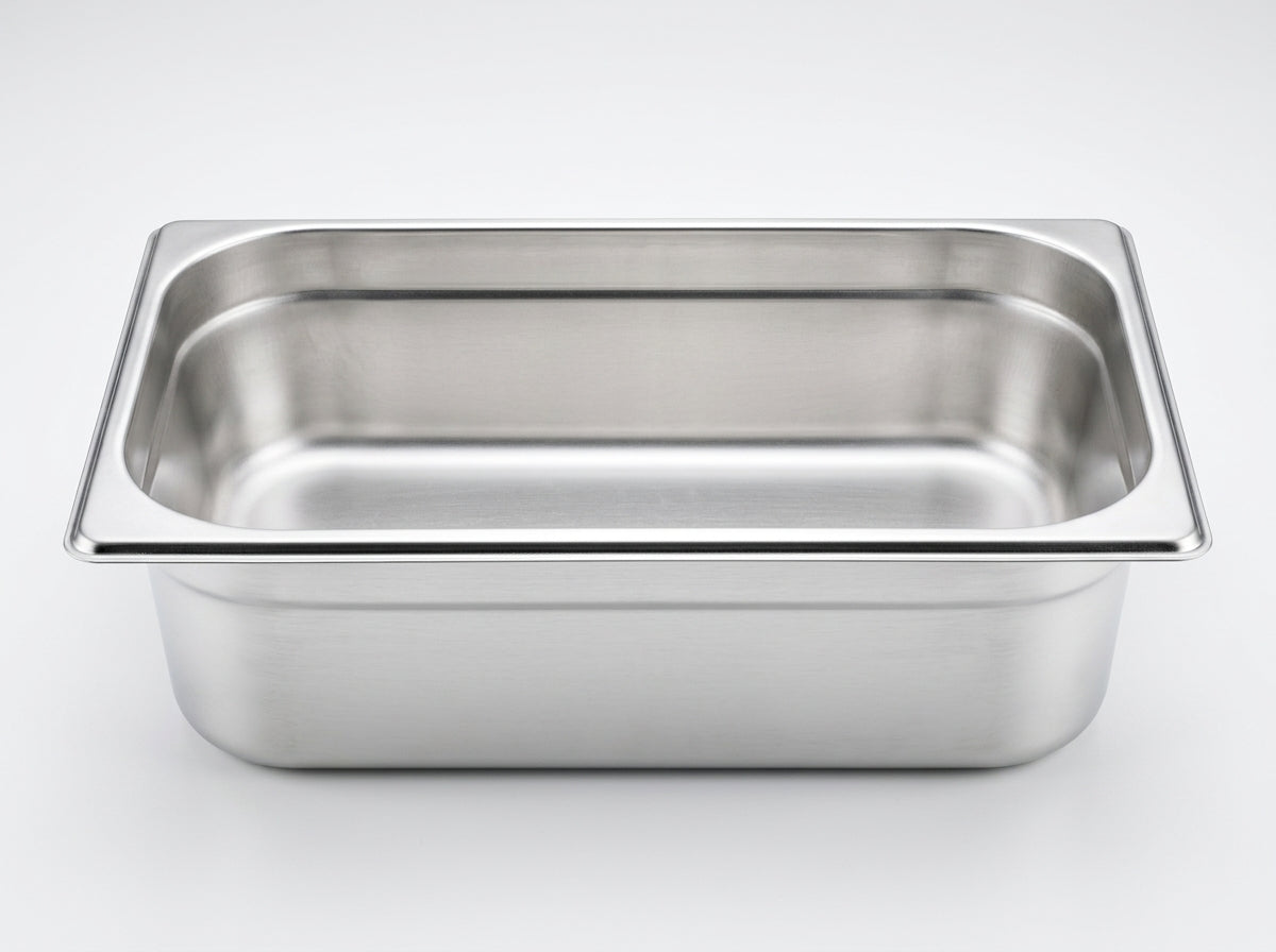 GN 13 Stainless Steel Food Pan – AISI 304, 10 cm & 15 cm