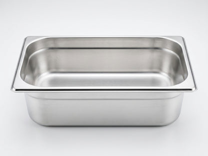 GN 13 Stainless Steel Food Pan – AISI 304, 10 cm & 15 cm