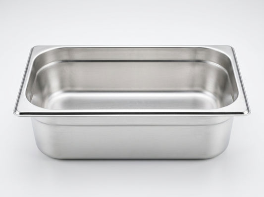 GN 13 Stainless Steel Food Pan – AISI 304, 10 cm & 15 cm