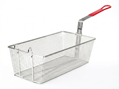 Large Commercial Deep Fryer Baskets 13.25 x 6.5 x 5.88-Inch – 2 Pack