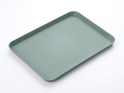 Rectangular Plastic Fast Food Serving Tray – Stackable 8.26 x 11.61-Inch